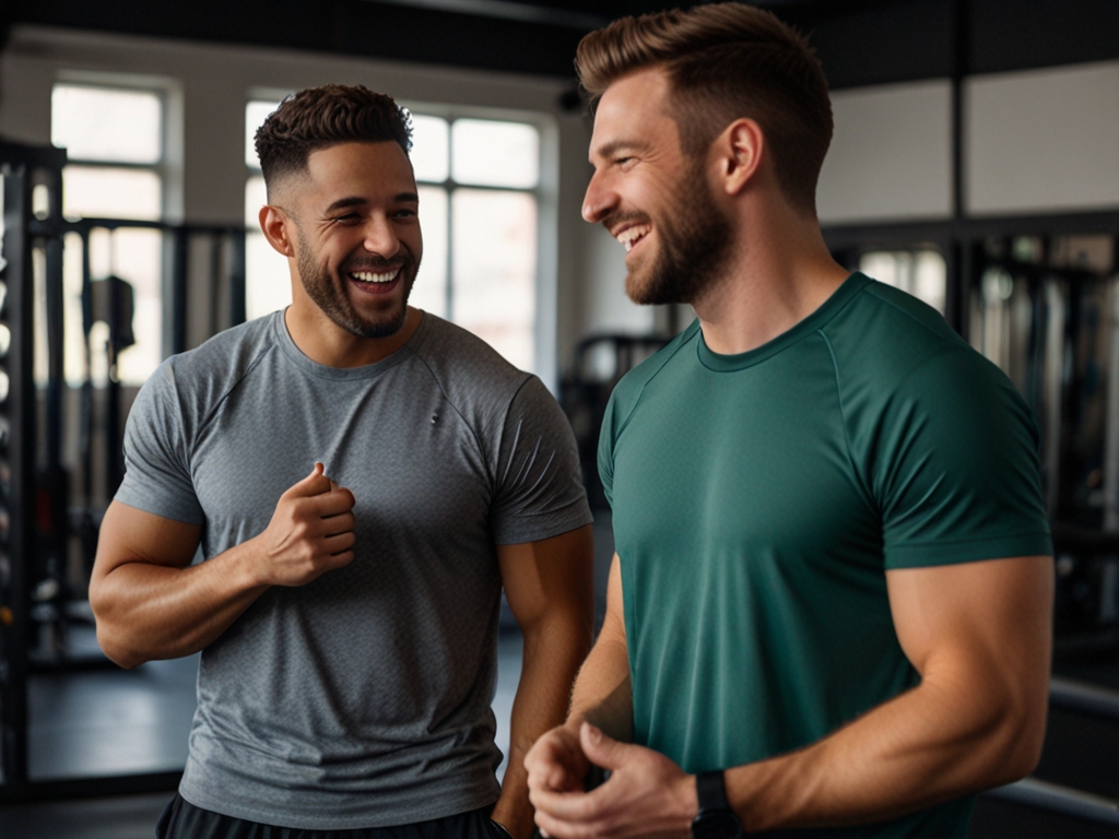 Moderne fitnesscenter med professionelt udstyr